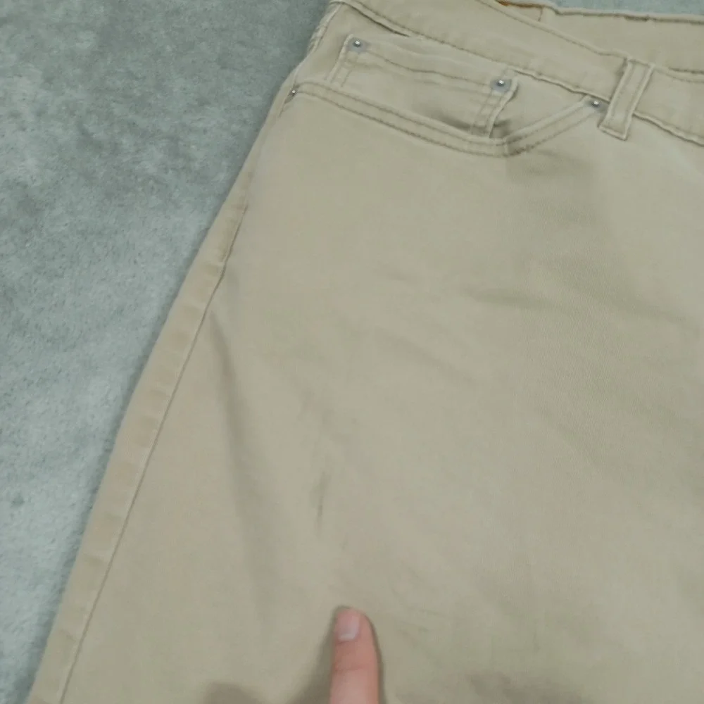 Levis 541‎ Jeans Mens 48x28 Brown Denim Athletic Tapered All Season Tech